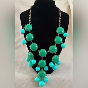 Elegant Green Bubble Necklace